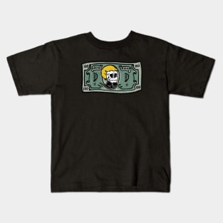 Dollar is skull Kids T-Shirt